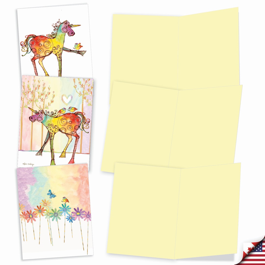 20 Assorted Blank Note Cards Bulk Pack 4 X 5.12 Inch With Etsy