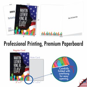The Best Card Company Martin Luther King Jr. Day Greeting Card With 5 X ...