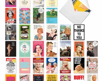 36 Assorted Set (1 Each) Funny Everyday Mixed Occasions Greeting Cards - Bestselling Collection | Envelope(s) Included | Made in the USA