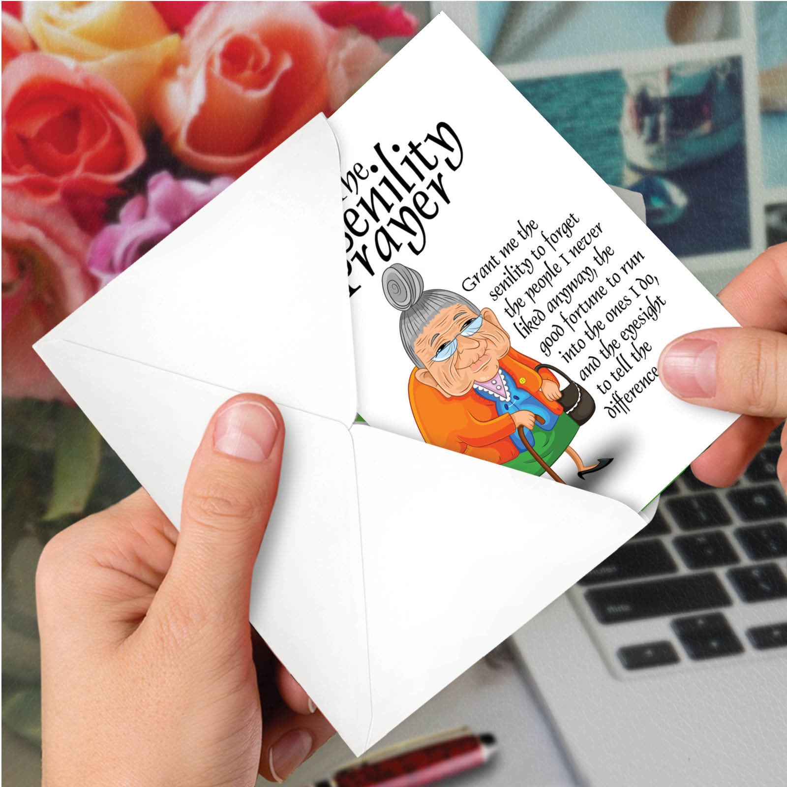 Funny Birthday Card – 'Obsessive Compression Disorder' – With Envelope, C4855BDG