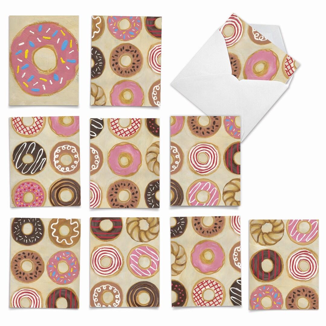 10 Assorted Thank You Notecards Set 4 X 5.12 Inch With Envelopes (10 ...