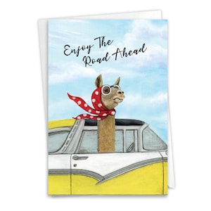 Retirement Greeting Card w/ Envelope (1 Card) Co-Worker, Good Luck Driving Divas, For Him For Her - NobleWorks