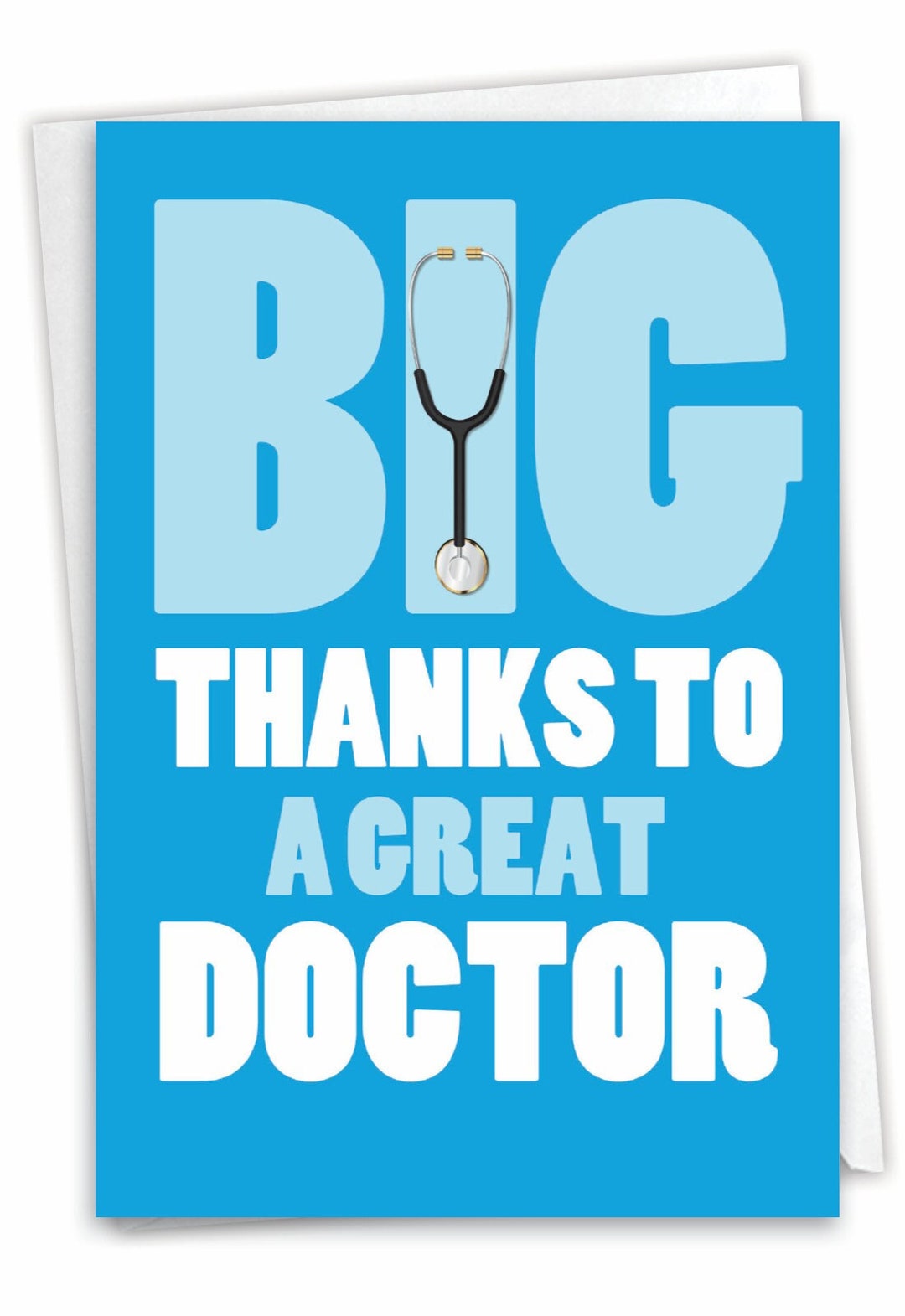 Thank You Card (doctor) With Envelope (1 Card) Great Doctor - Gigantic ...