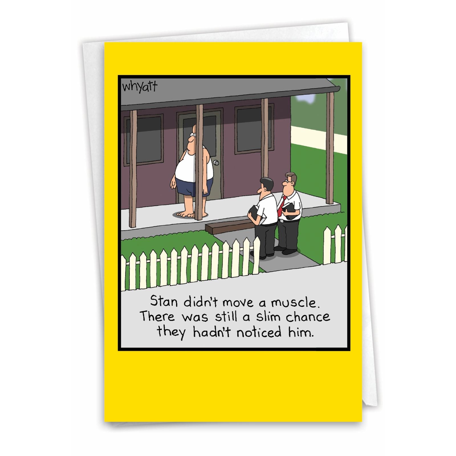 Mormons Birthday- Funny Birthday Card with Envelope for Him or Her Eco-friendly High-Quality Cardstock