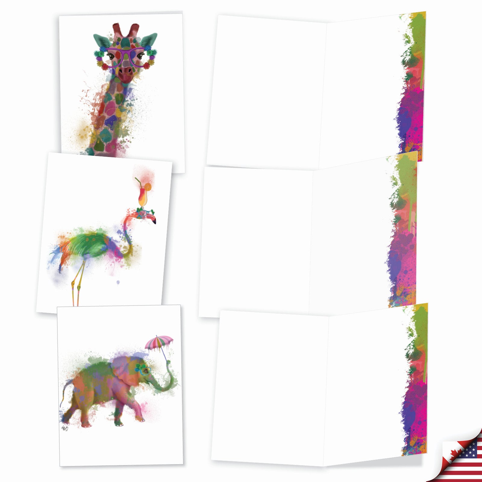 20 Assorted Blank Notes Bulk Pack 4 X 5.12 Inch With Envelopes (10 ...