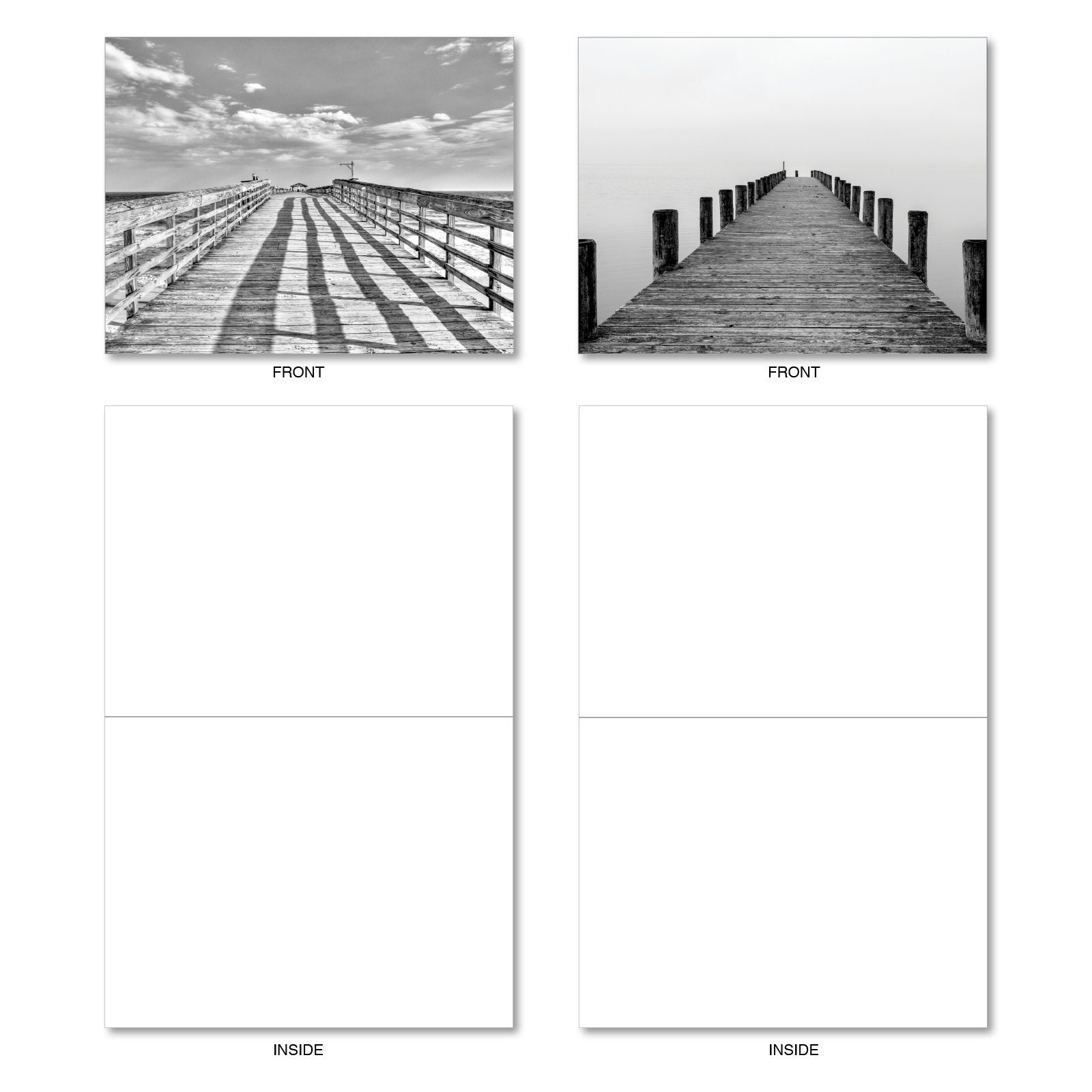 The Best Card Company 10 Blank Note Cards With Envelopes 4 Etsy