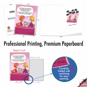 Funny 60th Milestone Birthday Greeting Card With 5x7 Inch Envelope (1