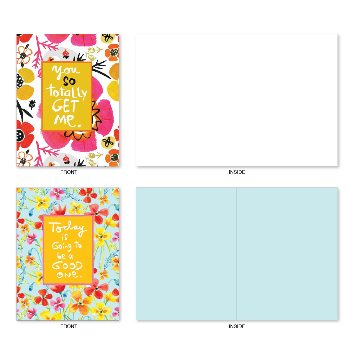 The Best Card Company 10 Blank Inspirational Note Cards Etsy