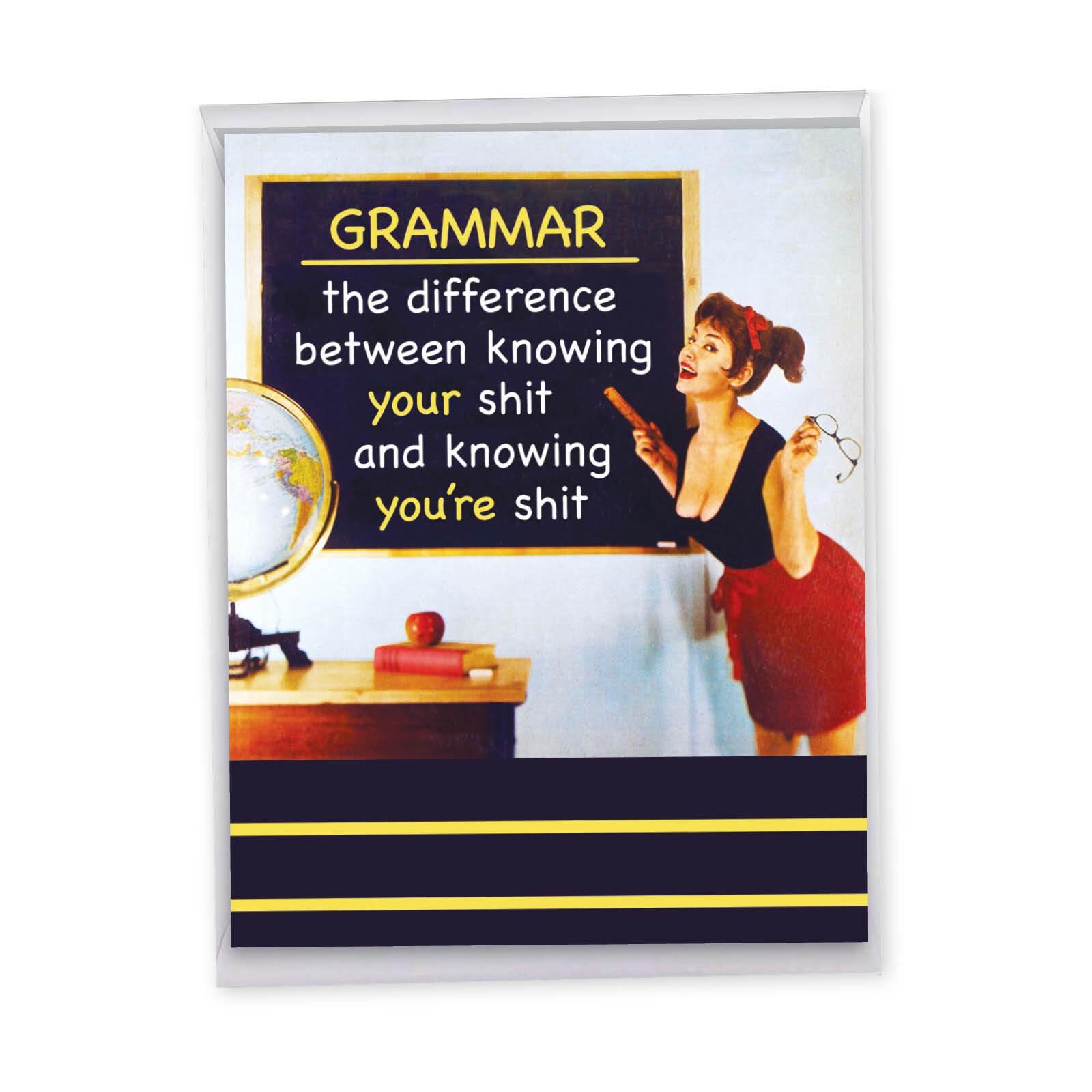 Oversize Funny Birthday Greeting Card 8.5 X 11 Inch With Envelope (1 ...