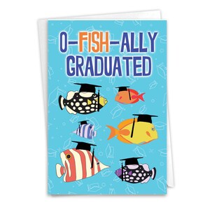 Funny Graduation Greeting Card (1 Card) No More School | Envelope(s) Included | Made in the USA