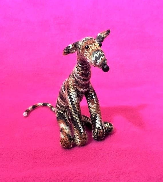 dark brindle whippet