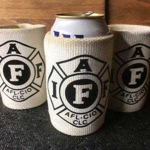 Fire Hose IAFF Firefighter Can Cooler