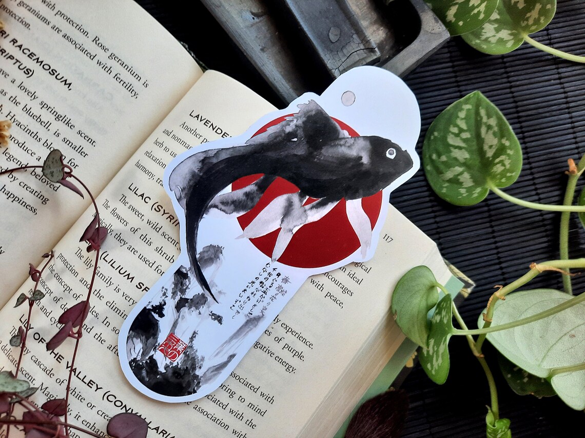 Sumi-e Animal Bookmarks - Japanese Ink Painting - Etsy