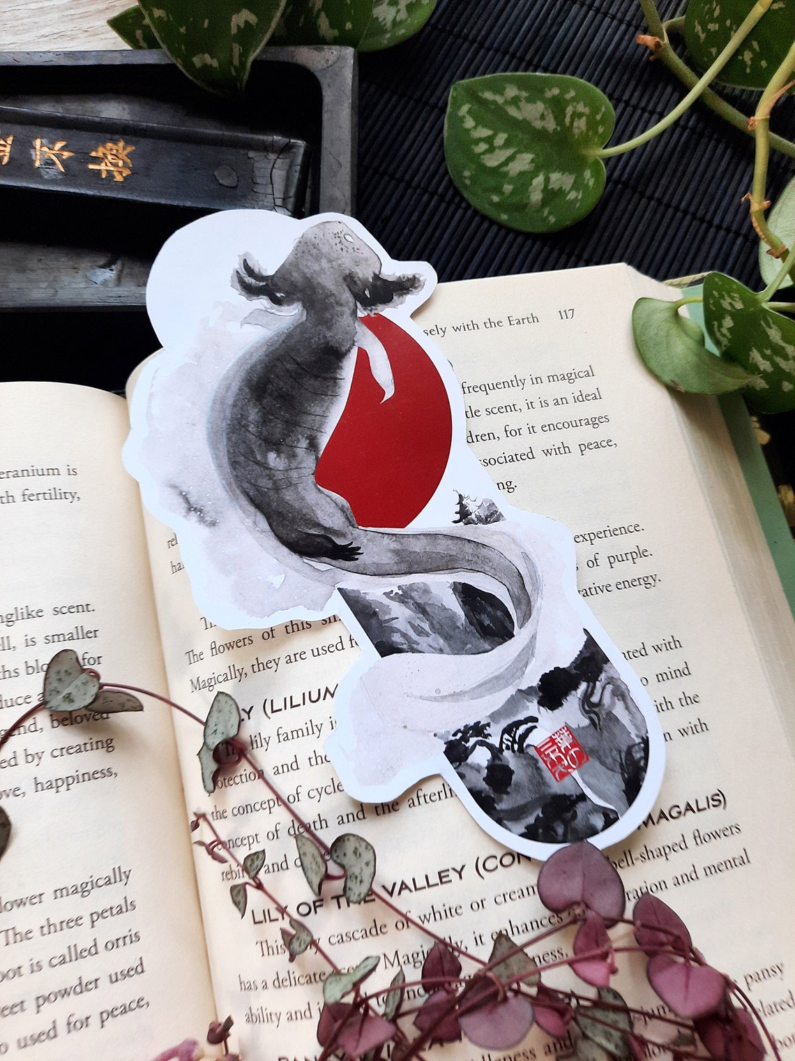 Sumi-e Animal Bookmarks - Japanese Ink Painting - Etsy