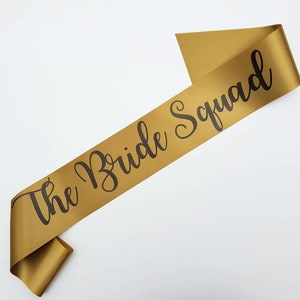 Hen party sash, hen night Accessory, hen do, Bachelorette party, bride to be sash, future Mrs, bride squad sash, bridal shower, image 1