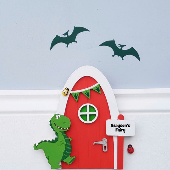 Decoración de dinosaurios dientes puerta de hadas para niños - Etsy España Decoración de dinosaurios dientes puerta de hadas para niños - Etsy España