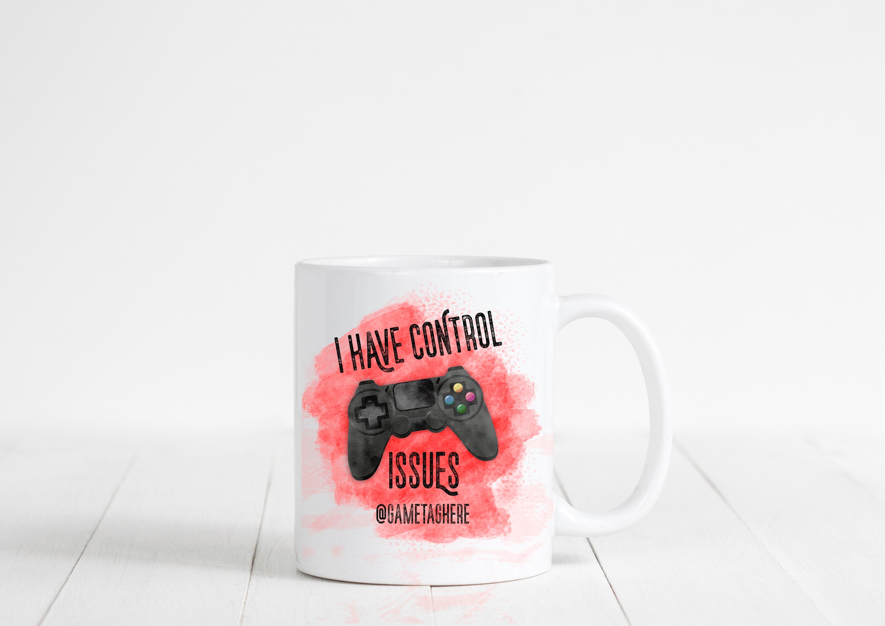 Gamer Mug Personalised Video Game Mug Gift for Gamer Etsy