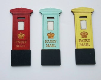 fairy door Post box // miniature mail box - Fairy door extras elf door fairy accessories , tooth fairy , pixie , elf , pretend play