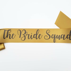 Hen party sash, hen night Accessory, hen do, Bachelorette party, bride to be sash, future Mrs, bride squad sash, bridal shower, image 5