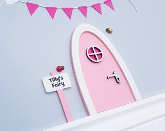 PERSONALISED MAGICAL CHILDS FAIRY DOOR ADD YOUR NAME 