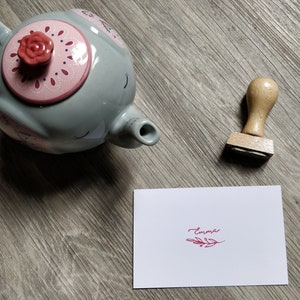 Tampon baptême personnalisé Emma, tampon baptême sur mesure, tampon prénom personnalisé, tampon personnalisé pour vos cadeaux de baptême,