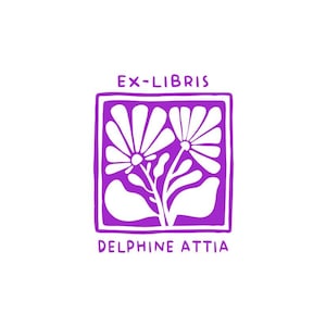 Timbro a inchiostro Ex-Libris personalizzabile, timbro personalizzato, timbro di biblioteca e timbro unico personalizzato VE2