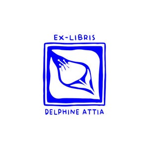 Timbro a inchiostro Ex-Libris personalizzabile, timbro personalizzato, timbro biblioteca e timbro unico personalizzato VE3