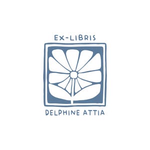 Timbro a inchiostro Ex-Libris personalizzabile, timbro personalizzato, timbro di biblioteca e timbro unico personalizzato VE4