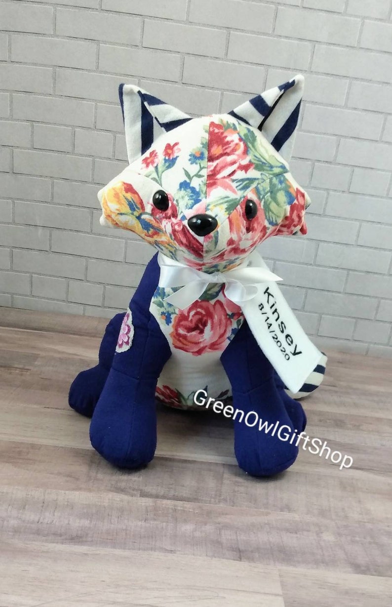 Custom Handmade Memory Keepsake Foxkeepsake Fox Handmade Etsy
