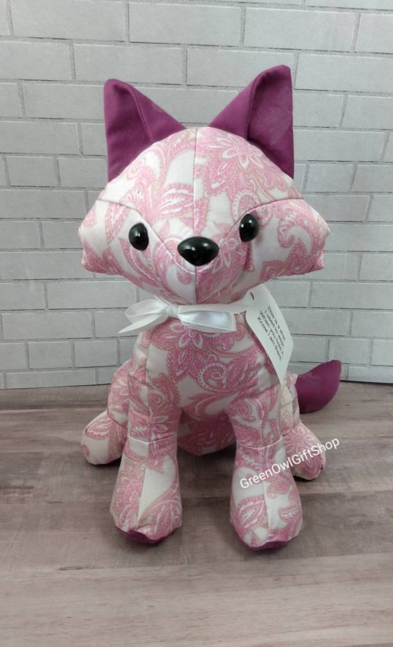 Custom Handmade Memory Keepsake Foxkeepsake Fox Handmade Etsy