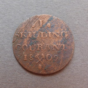 NORWAY NORWAY - Frederik VI - 1 Skilling 1809 - Rare