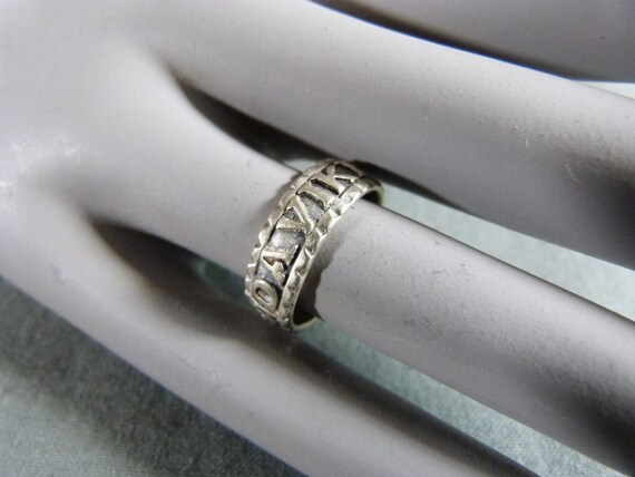 BAGUE bretonne jonc DAVIKEN Argent massif .925 Anneau TAILLE 53 Etsy France