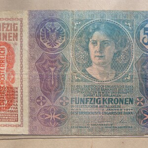 NOTE Austria, 50 Corone 02-01-1914 - KM#15