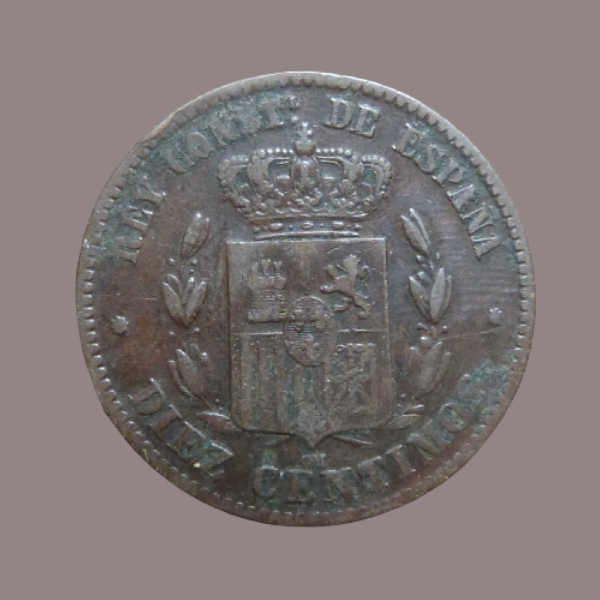 スペイン コイン スペイン - アルフォンソ 12 世 - 10 センティモス