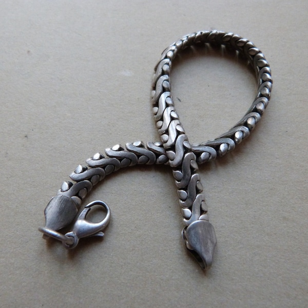 Bracelet Gourmette plaqué Argent, maille très originale