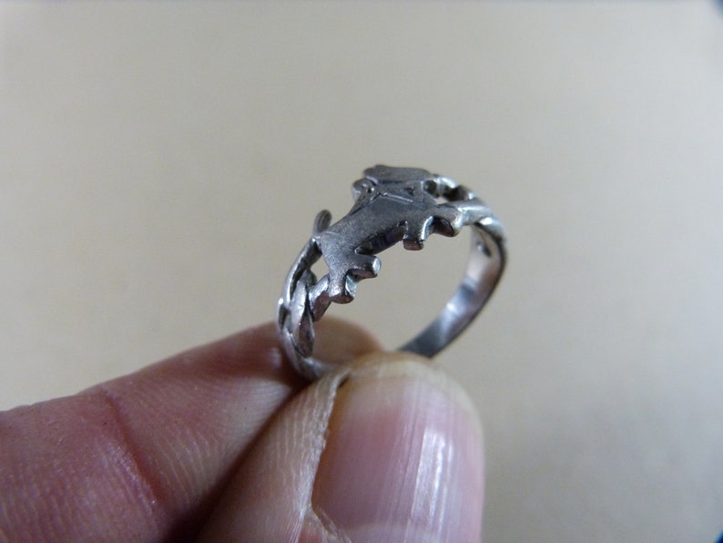 Bague argent massif, poinçon 925, T 20 (Gebraucht) in Birsfelden für