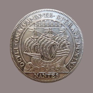 France, Médaille Chambre de commerce de Nantes (Bretagne), Argent - Token - SUPERBE !!