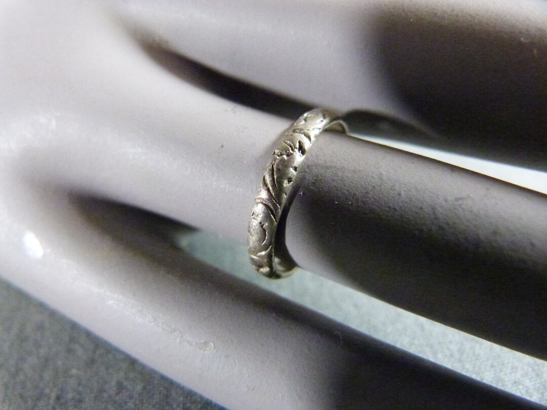 Bague Argent 925 Améthyste Taille 52, Jonc Diamanté - état Parfait