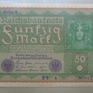 Banconota GERMANIA Germania, 50 Mark 24-06-1919 - Pick 66 Banconota Quasi NUOVA