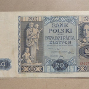 Banknote Polen 20 Zlotych 11.11.1936 – KM#75 Banknote Fast NEU