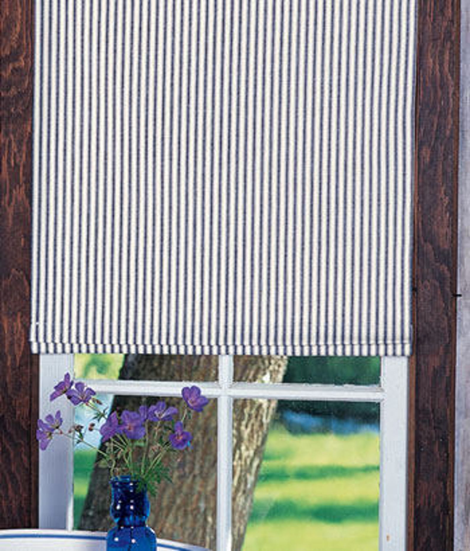 25 off Sale Farmhouse Stripes Roman Shade 120 Read All Info Etsy UK