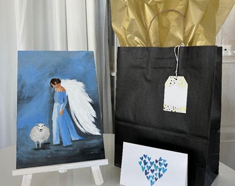 A2 Painted Angels in a Gift Bag