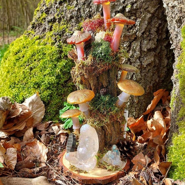 Pilzlampe, Mushroomlamp, Gaia, warmweißes Licht