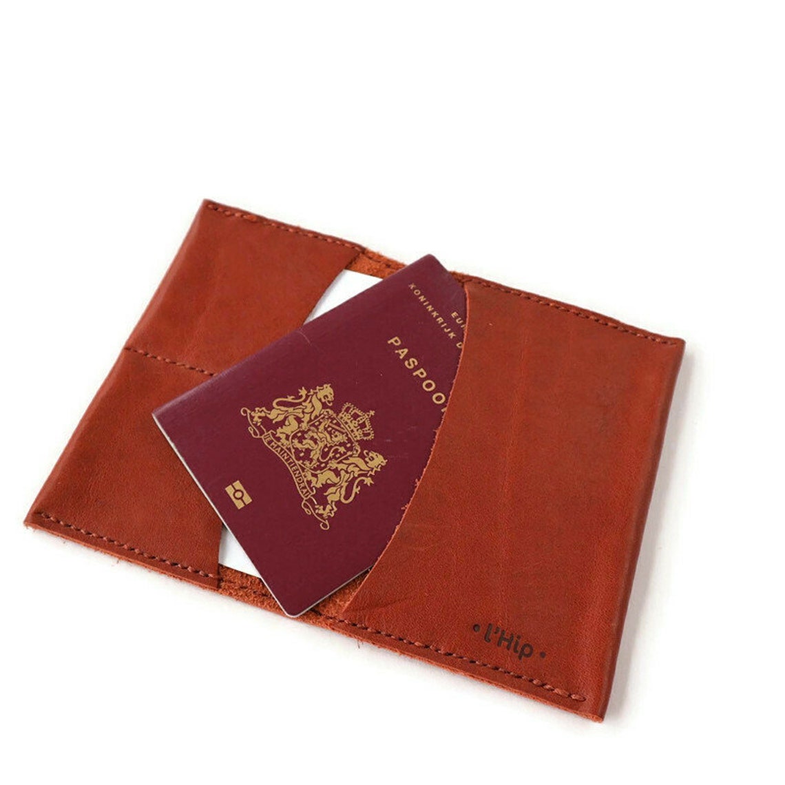 Leather Passport Creditcard Holder Wallet Business Card Cases Etsy