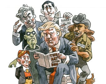 Republican Monster Mash giclee print