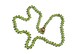 Hand Knotted Natural Peridot on Silk Necklace, High Quality Peridot Gemstone Beads with a Gold Vermeil Toggle Clasp, Candy Necklace 