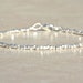 Karen Hill Tribe Silver Bracelet, Ultra Delicate Beaded Bracelet, Dainty Sterling Silver Women's Bracelet, Christmas Gift for Her
