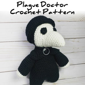 Pattern, Plague Doctor, Crochet Pattern, Plague Pattern, Crochet Plague Doctor, Video Game Pattern, Creepy Crochet Pattern, Gift for Teens