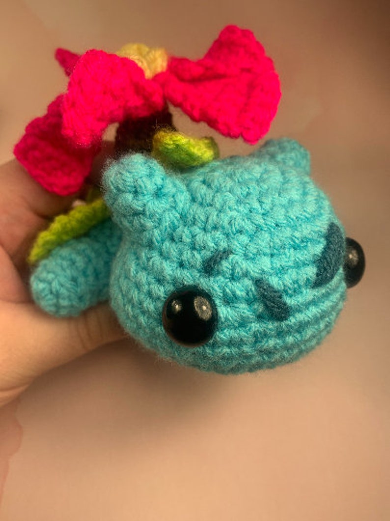 Crochet Pattern, Bulbasaur, Ivysaur, and Venusaur, Pokemon Pattern ...