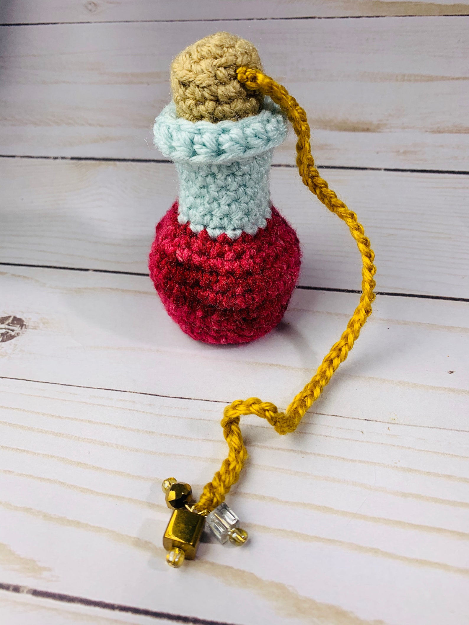 Potion Bottle Dice Bag Crochet Pattern DnD tabletop gaming Etsy